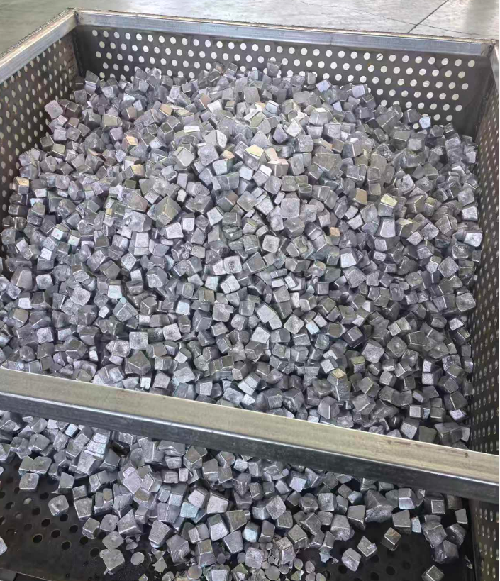 High Purity Aluminum Cube (Al 99.8% Min) | Uniform Size | Metallurgical Grade